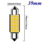 4PCS Festoon 31mm 36mm 39mm 41mm C5W C10W Super Bright 3030 LED Bulb Car Dome Light Canbus Auto Interior Reading Lamp Warm White