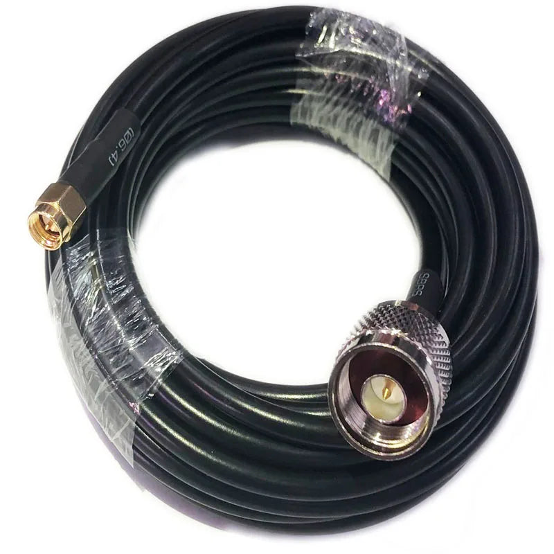 LMR195 Cable 1m 3M 5M SMA Male to N Male Plug RF Coaxial Extension Jumper Cable 50CM 10/15/20/30m