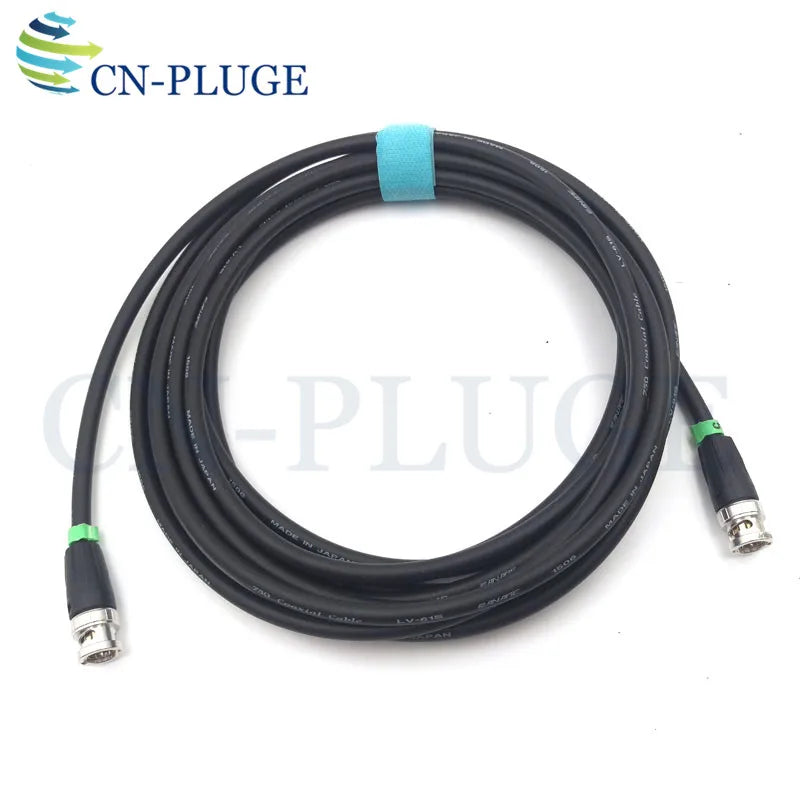 BNC plug to  BNC plugs  , SDI pigtail. Camera RF coaxial cable,  Canare LV-61S 75ohm camera video signal SDI transmission line