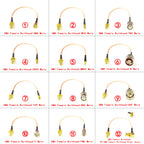 SMA Female Jack Nut To SMA N TNC BNC UHF MCX MMCX TS9 CRC9 Straight Pigtail Cable RG316 For WIFI Wireless 3G 4G Modem NEW