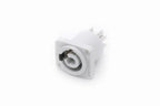 20PCS SpeakON Male Plug PowerCON Type A NAC3FCA+NAC3MPA-1 Chassis Plug Panel adapter 3Pin Powercon Speaker Connector