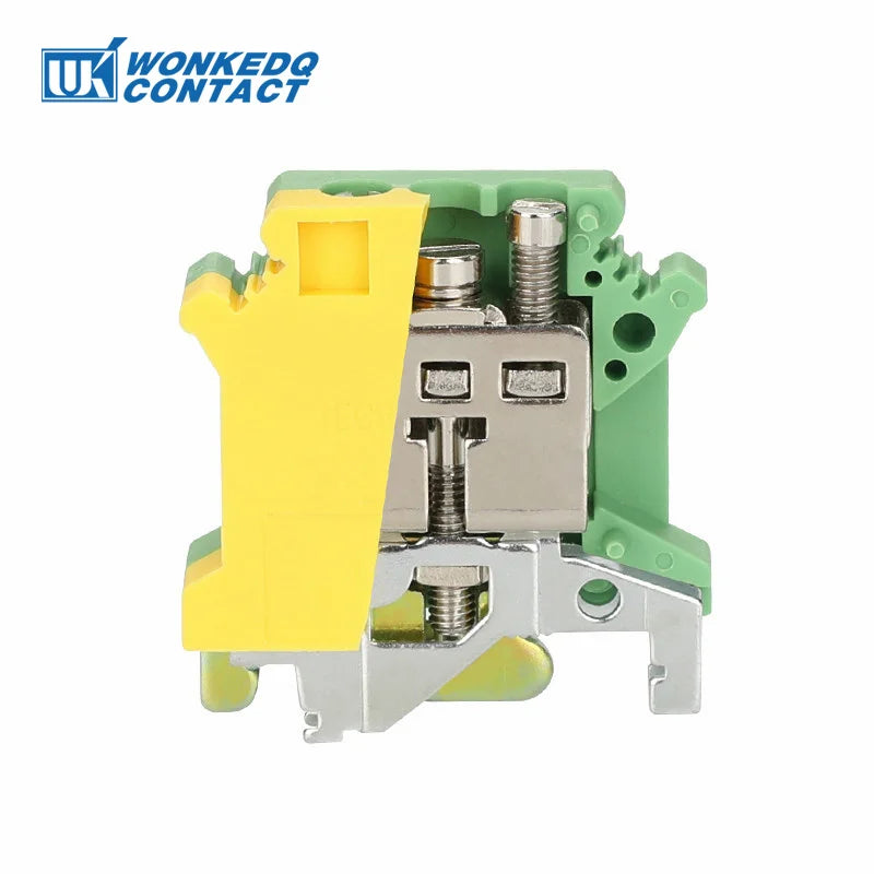 UISLKG16 Screw Installation Ground Din Rail Terminal Block, Universal Electrical Connector, Protective Earth Wire UISLKG 16
