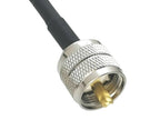 1pcs RG58 Cable UHF PL259 Male Plug to BNC Male Plug Connector RF Coaxial Pigtail Jumper Adapter Straight New 6inch~20M