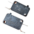 LEMA KW7-0E Electric Automation Microswitches No Lever Short Plunger SPST Normally Close Micro Switch 16A 2Pin, 6-Pack
