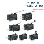 5PCS Momentary Micro Limit Switch CHZJTTDQ V-15.V-151.V-152.V-153.V-154.V-155.V-156   Travel switch limit switch silver contact