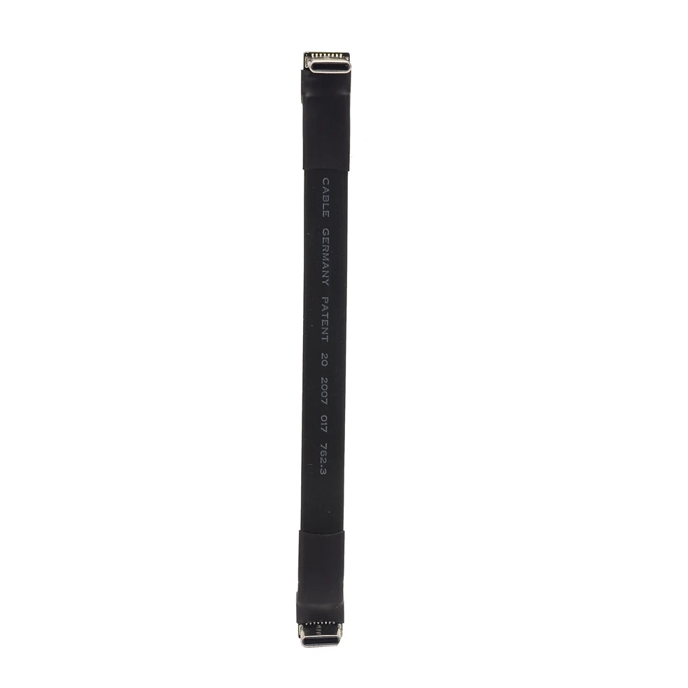 USB 2.0 Type C Ribbon Flat Cable Shielded Extension FPC Cable USB 2.0 USB-C 90 Degree Up/Down Angled Connectors 5CM-3M For TV PC
