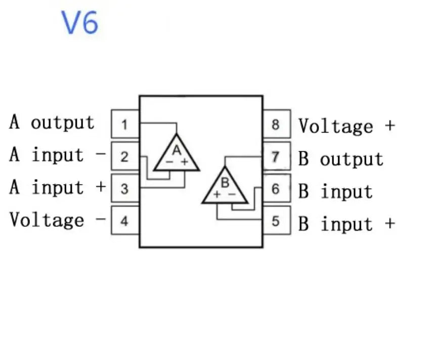 Nvarcher 1PCS V6 Dual OP AMP Upgrade Gold Seal SS3602 MUSES02 OPA627BP For DAC  Headphone Amplifier