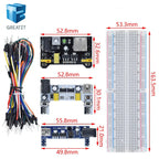 MB-102 MB102 SYB-170 Breadboard 400 830 Point Solderless Bread Board Test Develop For Dupont line DIY for arduino laboratory
