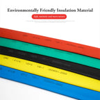 200M/Roll 1/2/2.5/3/4mm Color Heat Shrinkable Tube Shrink Tube Kit Insulation Tubing Wire Cable Insulation