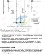 Capacitive Soil Moisture Sensors Module / Soil Humidity Digital Display Relay Control Module Automatic Watering TZT For Arduino