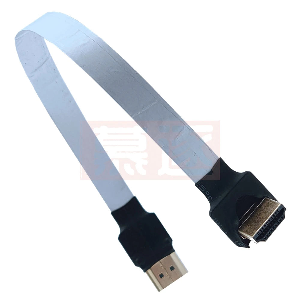 FPV Micro Mini HDTV-Male 90 Degree Connector FPC Flexible Flat HD Ribbon Cable FFC Pitch 20pin For Drone Gopro DSLR Gimbal Kit