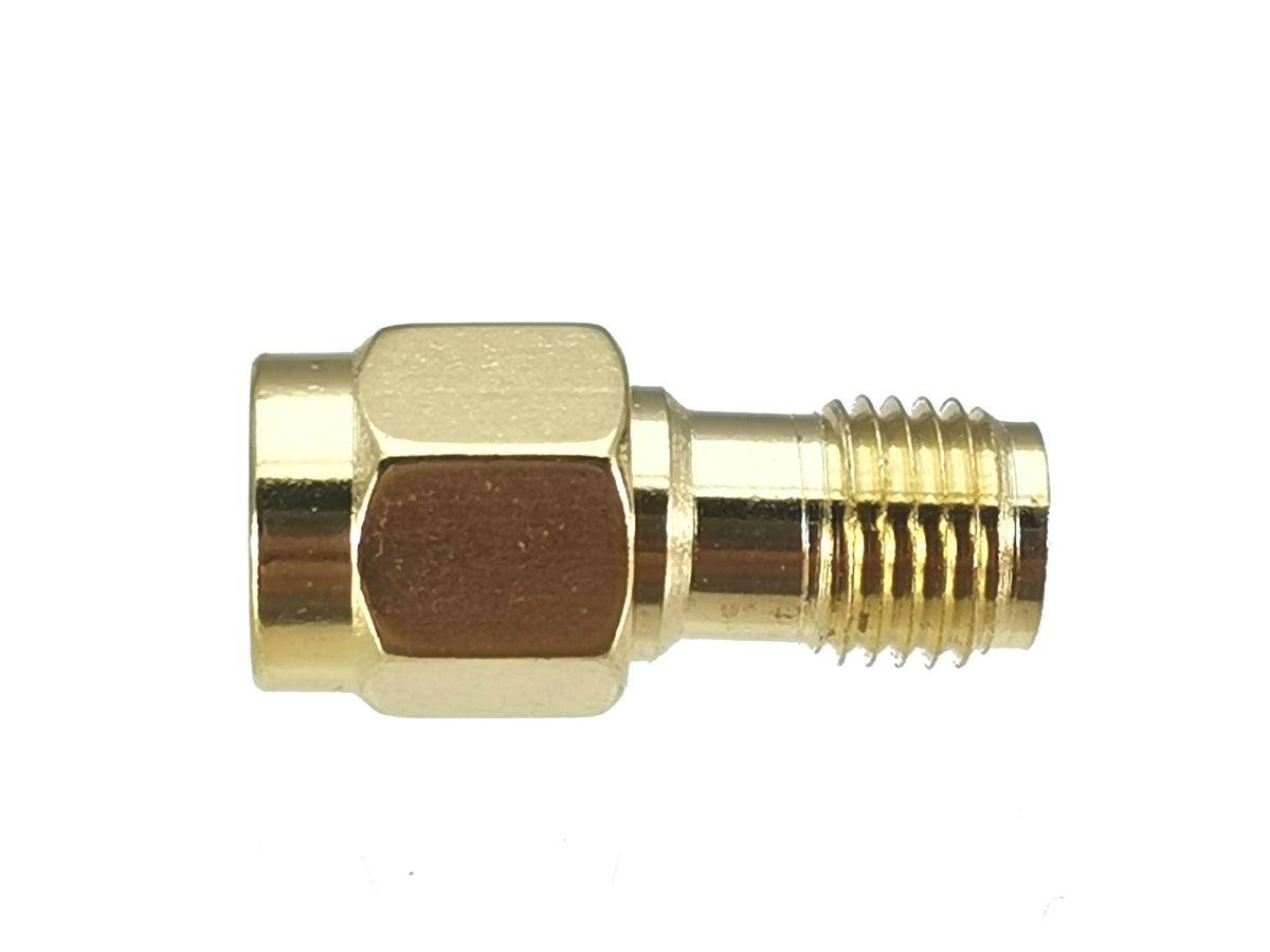1pcs Connector Adapter SMA RP-SMA to SMA RPSMA Male Plug & Female Jack Straight & Right angle RF Coaxial Converter New Brass
