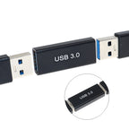 USB 3.0 Type A Female to A Female Connector Adapter AF to AF Coupler F/F Gender Changer Extender Converter for Laptop