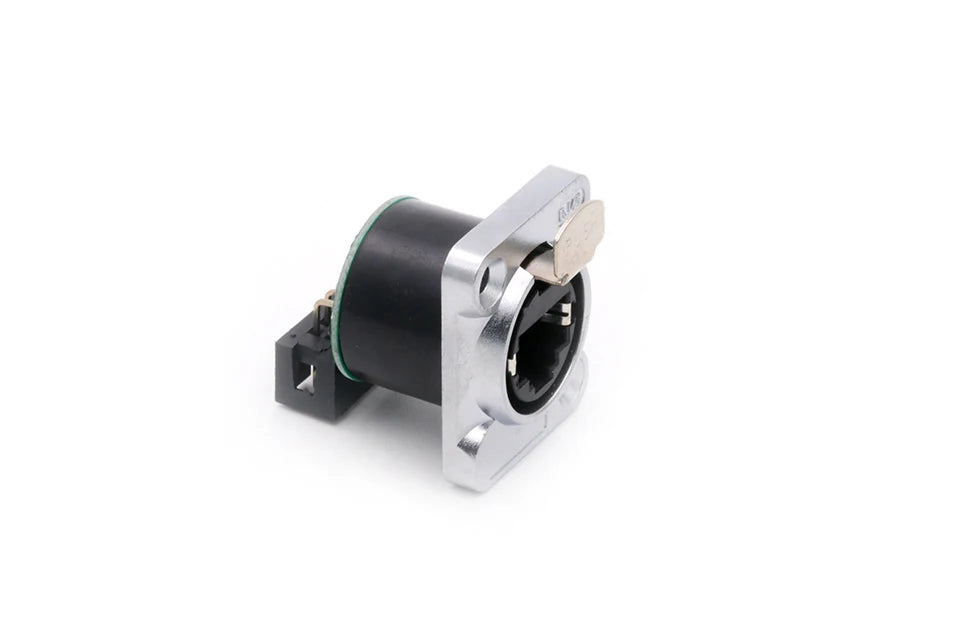 8pcs New RJ45 with PCB Board Connector, RJ45 Female Adapter, Female Panel Mount Sockets RJ45 Ethernet Connector