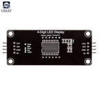 0.56" 4 Bit Digital LED Tube Display Module TM1637 Decimal 7 Segments Tube Display Module Yellow/White/Red/Green/Blue