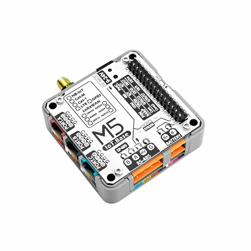 M5Stack Official IoT Base with CAT-M Module (SIM7080G)