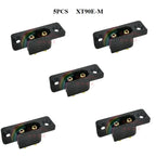 Amass XT90E-M Battery Connector XT90E Male Plug Gold-plated XT90 Mountable Connector Black Socket Or XT90H-M Quickly Charge