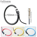 Flexible Current Probe FRC350 with BNC connector 1000A/80mV at 50Hz Rogowski Coil for Electric Networks Monitoring System