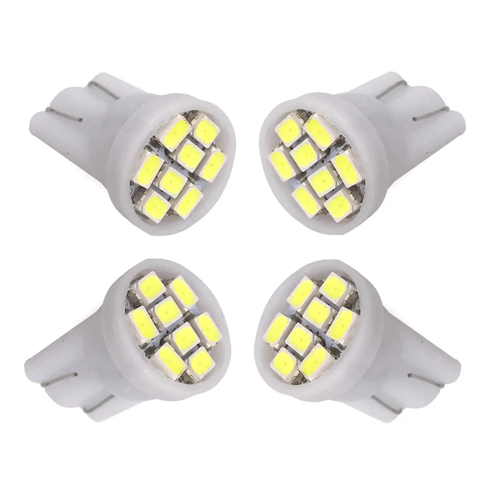 500pcs Promotion Led T10 1206 8leds 8SMD Car Light 194 168 192 W5W 3020 Auto Wedge White Clearance lights DC 12V 24V Adebayor