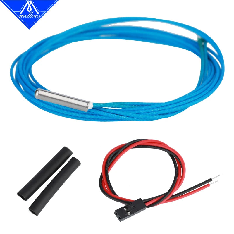 Mellow High Temperature ATC Semitec 104GT-2 104NT-4-R025H42G Thermistor Cartridge 104 for V6 Volcano Heater Block