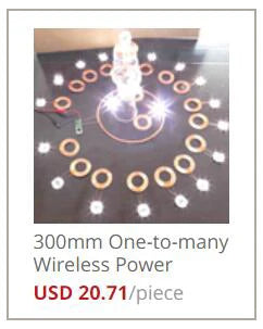 Small 20mm Coil Receiving 300mA High Current Wireless Charging Wireless Power Supply Module XKT412-28