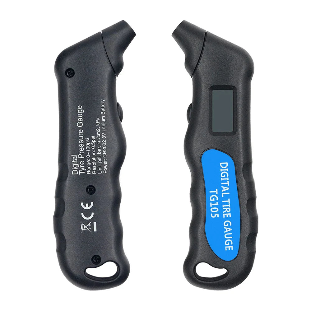 Digital Tire Pressure Gauge Barometer LCD Display Air Gauge Barometer Tester For Car Truck Motorcycle Electric Scooter Bicycle