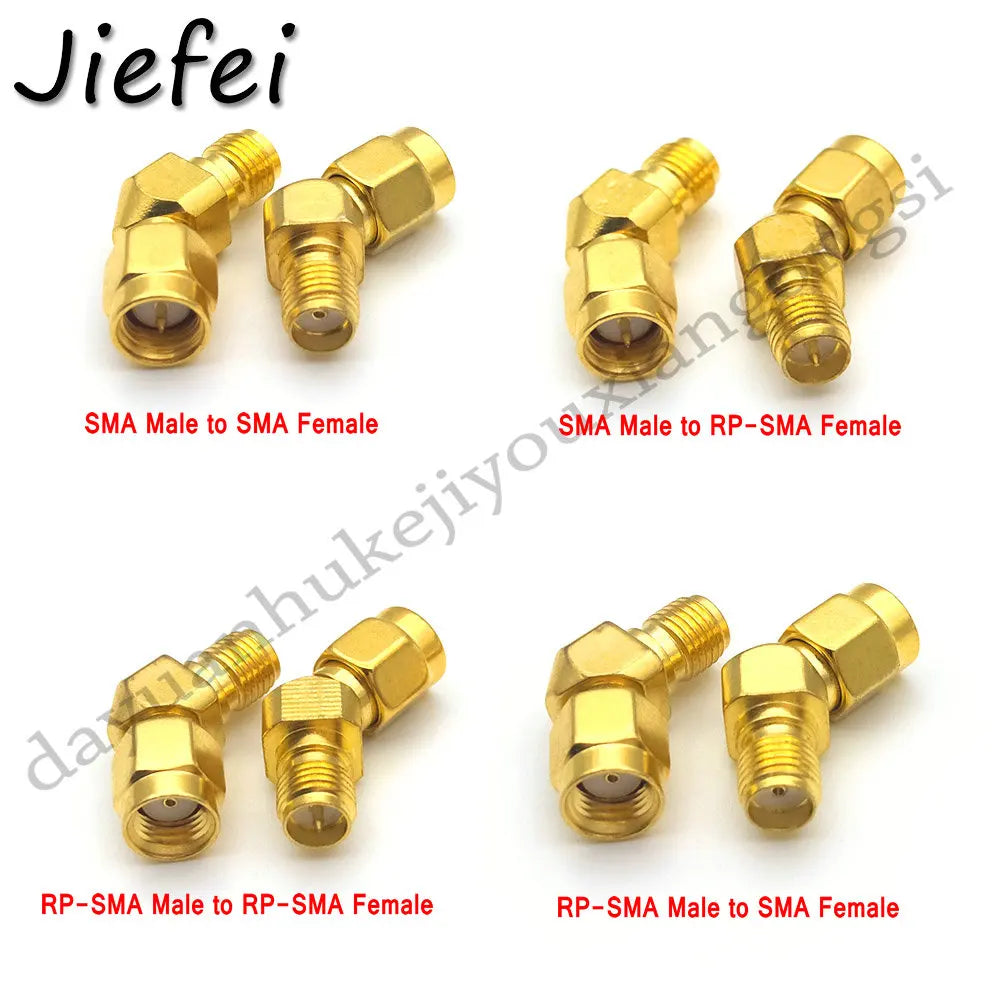 NEW BRASS SMA ADAPTER 45 Degree 4 type RP SMA Male To RP SMA Female 45 135 Degree Adapter Connector