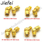 NEW BRASS SMA ADAPTER 45 Degree 4 type RP SMA Male To RP SMA Female 45 135 Degree Adapter Connector