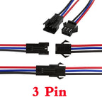 5Pair/10Pcs SM JST LED Connector Cable 2/3/4/5/6 Pin Plug Socket Male Female Wire Connector For RGB RGBW LED Strip Light Adapter