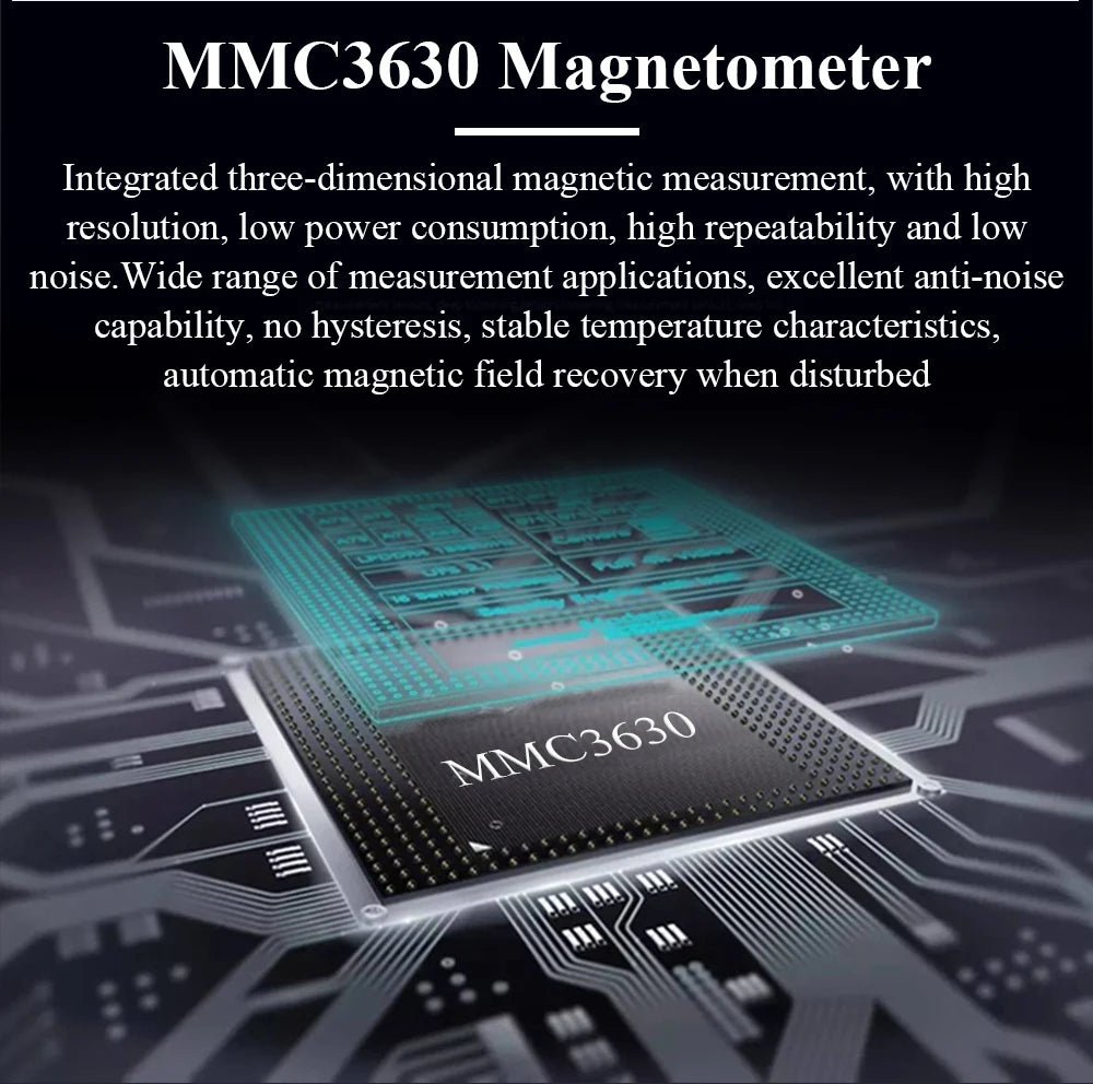 WitMotion HWT9053(X/Y±0.001°)3-Axis Acceleration+Gyro+Euler Sensor IP68 AHRS IMU Built in RM3100 Magnetometer Chip for UAV Robot