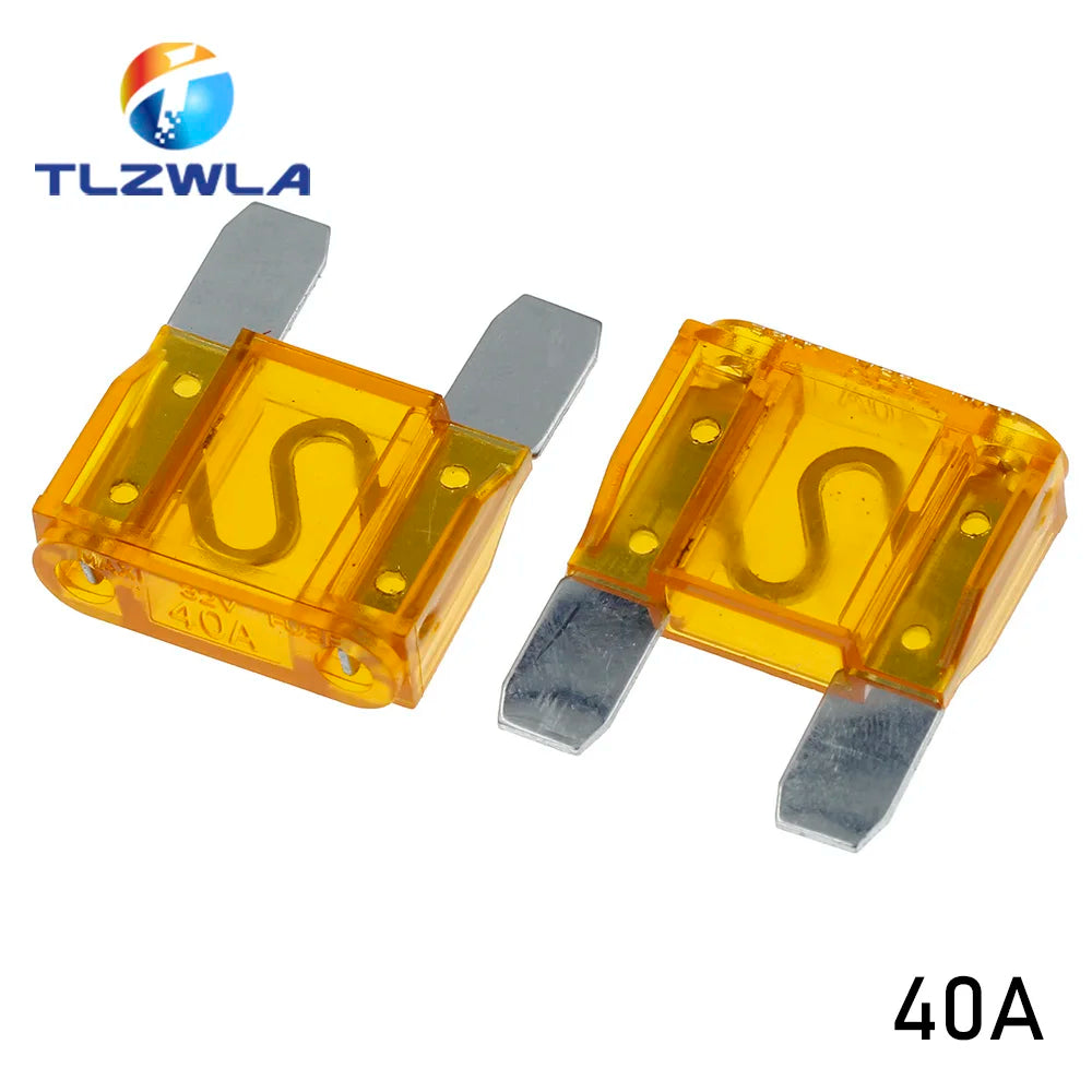 Zinc 32V Large Size Insurance Plug In Insert Xenon Light Truck Boat Automotive Car Blade Fuse 20A 30A 40A 50A 60A 70A 80A