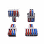 Wire Connector Mini Fast Universal Wiring Electrical Cable Conector LED Lamp Push In Terminal Block 222 SPL-62 SPL-42 Splic