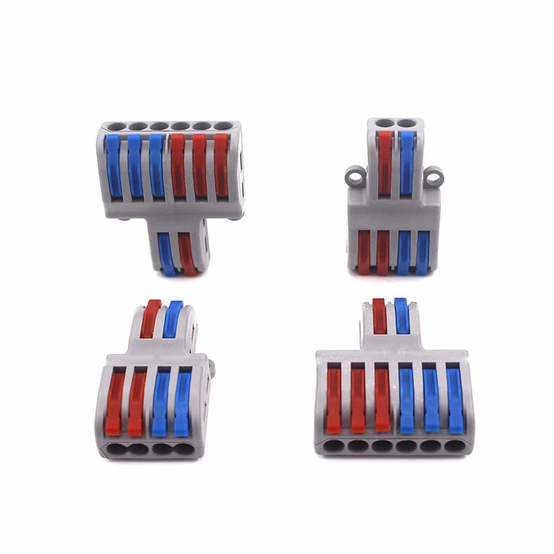 Wire Connector Mini Fast Universal Wiring Electrical Cable Conector LED Lamp Push In Terminal Block 222 SPL-62 SPL-42 Splic
