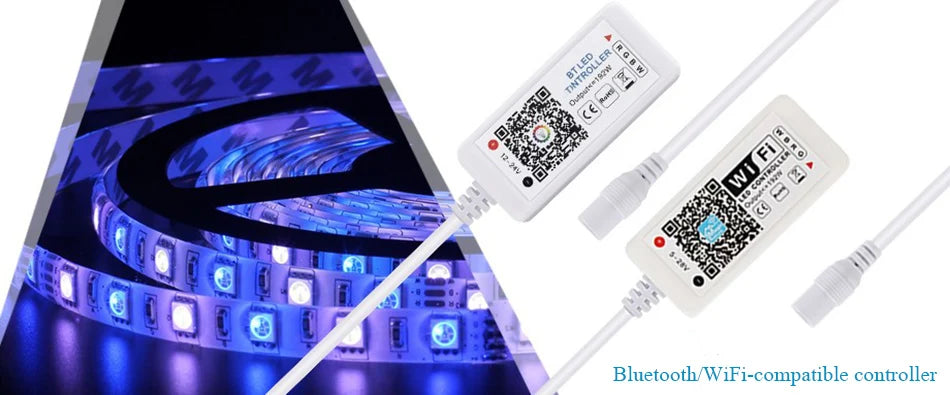12V 24V LED Strip WIFI RGB RGBW Controller Android IOS APP Bluetooth-compatible Magic Home IR Control For RGB RGBW LED Strip