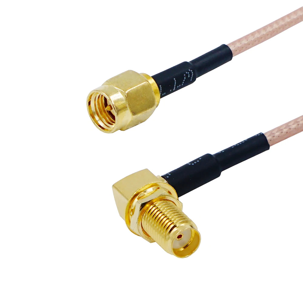 Cable SMA Male Plug to SMA Male Straight Connector Cable RG316 RF Jumper Pigtail Male to Female Right Angle RF Coaxial