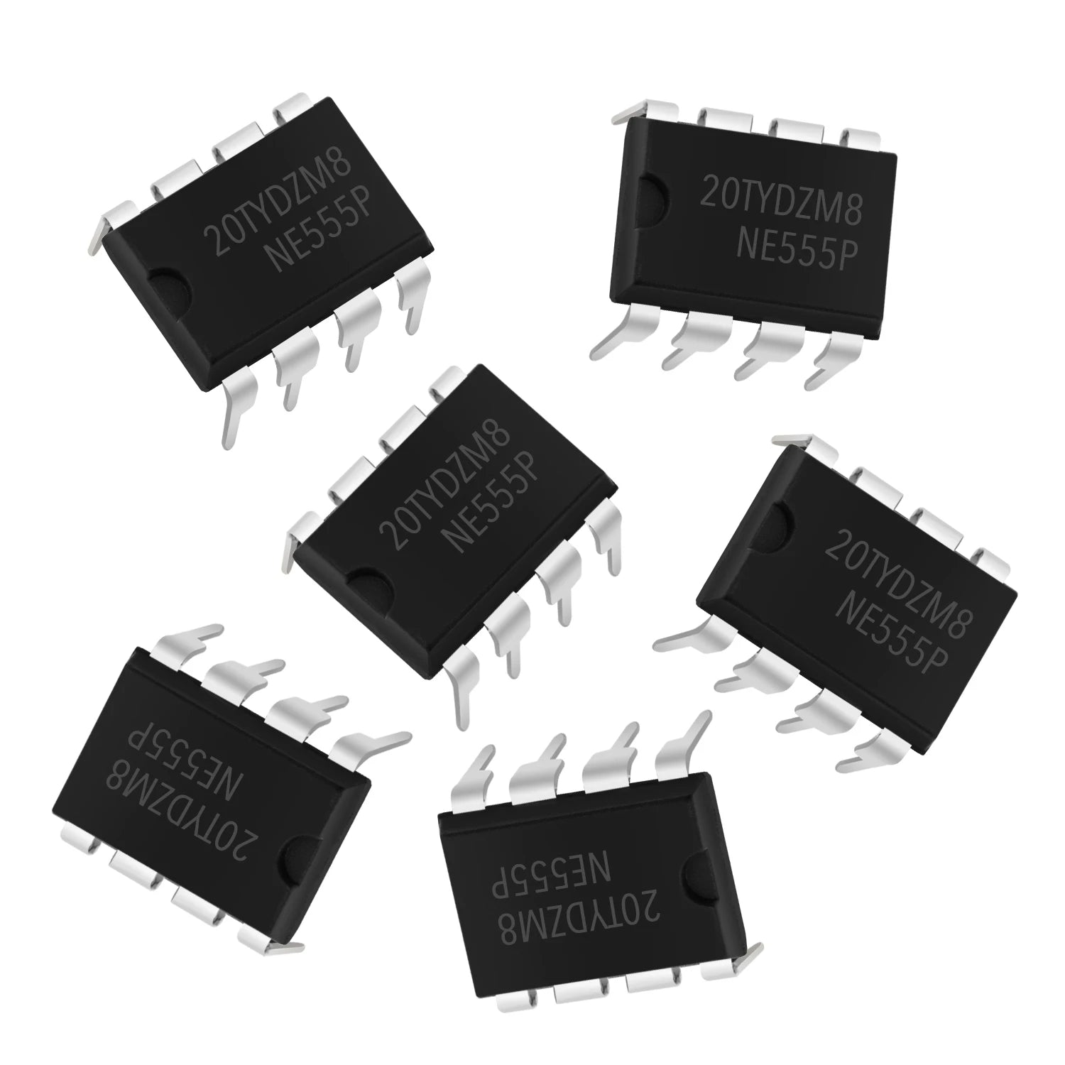 10PCS NE555 NE555P NE555N 555 Timers DIP8 SOP8 SOP DIP Sockets Integrated Circuit Semiconductor New Original IC Chip In Stock