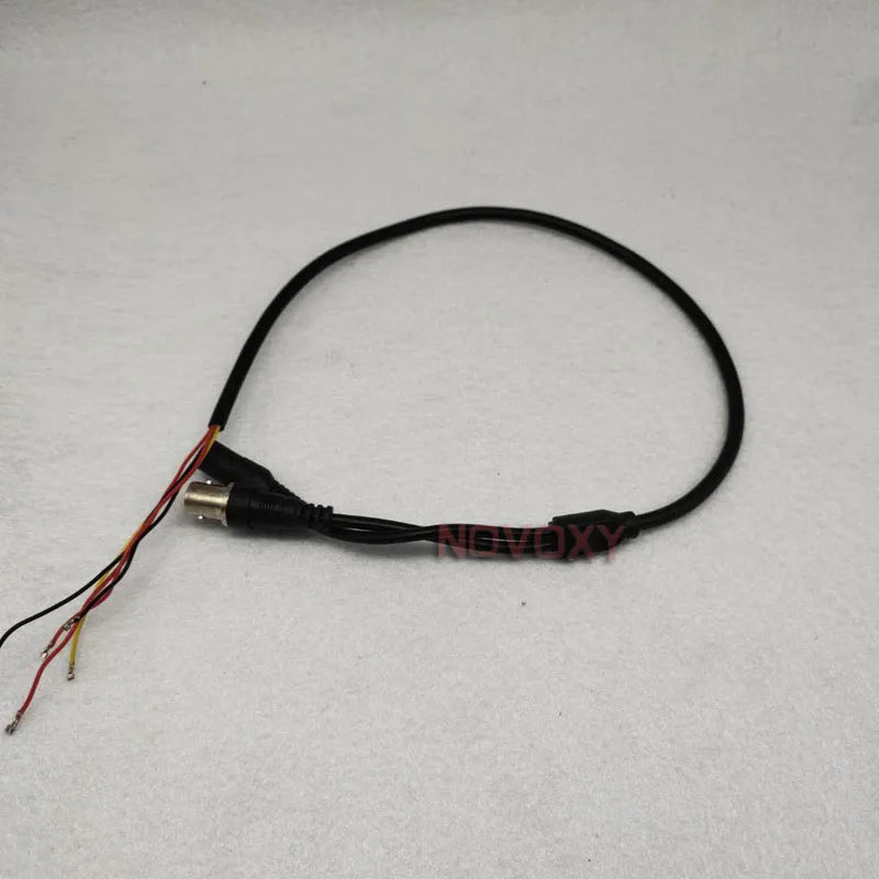 Power Video Cable  for Analog CCTV Camera | BNC Female 12V DC Connector Stripped Wire for PCB Board