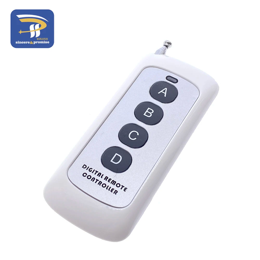 433Mhz RF Remote Control Wireless Switch DC 5V 12V 1CH 2 Way Relay Receiver and 2CH Transmitter For Door Electromagnetic Lock