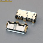 ChengHaoRan 1pcs Micro USB 3.0 Jack 10pin Female Sockect Tail Charging Port Mobile Hard Disk Interface Micro Connector