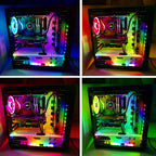Addressable ARGB 5V LED Strip 3Pin Computer PC Case Tape Light WS2812B SMD 5050 Flexible Changeable Color Gamer Desktop Lamp