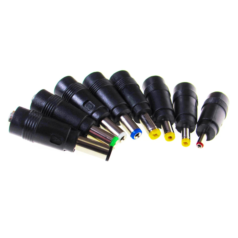 34PCS 8PCS Universal AC DC Power Adapter Connector Tips 5.5mmx2.1mm Kits For Lenovo Thinkpad Laptop Power Supply Plug Jack Sets