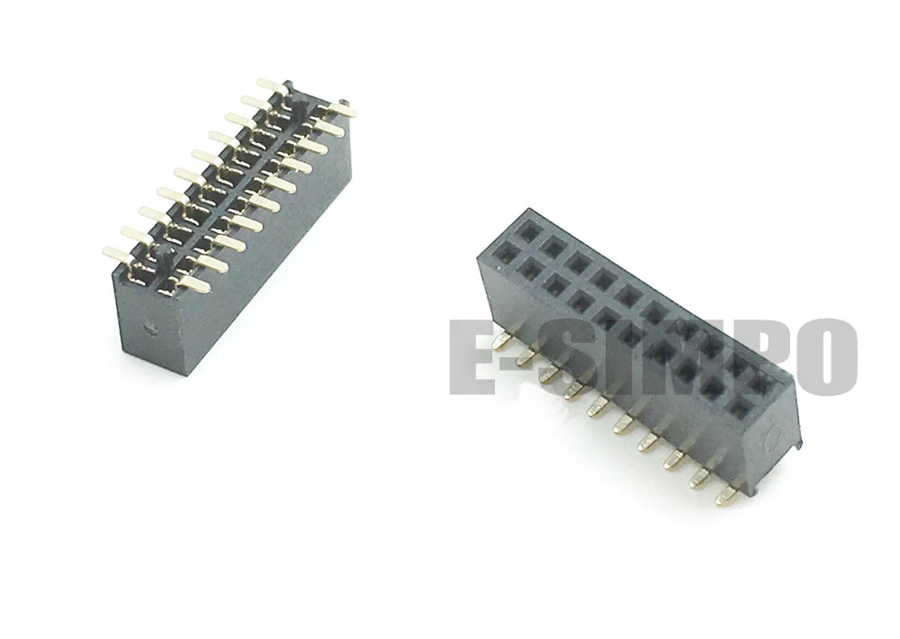 100pcs SMT 1.27mm Dual Vertical SMD PCB 2*3P 2X4P 2X5P 2X6P 2X7P 2X10P 2*12P PH4.3mm Gold Rohs Female Pin Header Connector