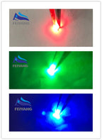 100PC/Lot SMD 0402 RGB Full Color 0404 Red/Green/Blue Common Anode Led 1.0*1.0 mm LED Diode