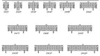 10/100Pcs 3.0mm Wafer Micro-Fit 3.0 Connector PCB Male Header Right Angle 2 4 6 8 10 12 14 16 18 20 22 24 Pin Board Solder 43045