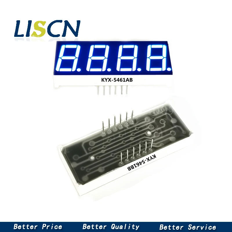5pcs Digital tube Common AnodeCathode Green Blue White Red 3 4 Bit digital Tube 0.28 0.36 0.56 inch Green LED Display 7 segment