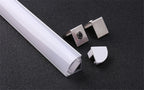 1-10 PCS LED Rigid Strip DC12V 50CM 20 Inch SMD5730 36LEDs U/V-Shaped Flat LED Aluminum Channel Rigid Strip for Indoor Lighting