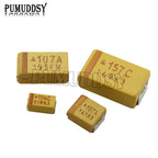 10PCS A B C D Type Tantalum Capacitor 22UF 47UF 100NF 68UF 6.3V 10V 16V 25V 35V 50V/4.7/10/33/68/100UF A3216/B3528/C6032/D7343