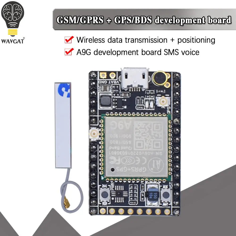 GSM / GPRS + GPS / BDS Development Board A9G Development Board \ SMS \ Voice \ Wireless Data Transmission + Positioning