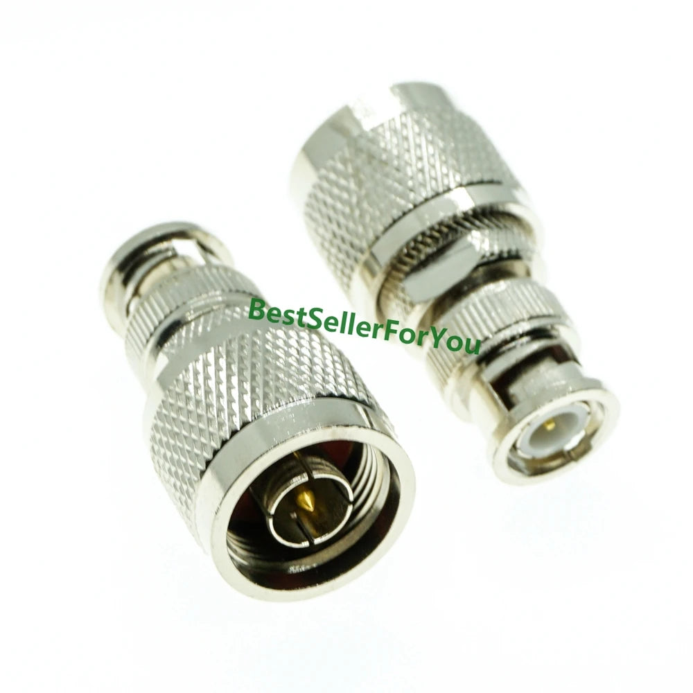 BNC Male Female To SMA UHF N PL259 SO-239 2x BANANA Male Female RF Connector Adapter Test Kit