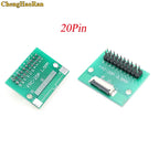 1pcs 4P-- 50P 0.5mm Pitch Connector SMT Adapter to 2.54mm 1.00 Inch Hole FPC FFC Cable Welded Board + Double Row Straight Pin